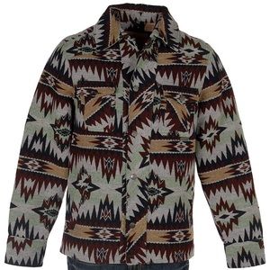 Powder River Outfitters Men's Aztec Wool Jacket